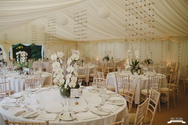 Wedding Marquee Interior - Nicki Feltham Photography